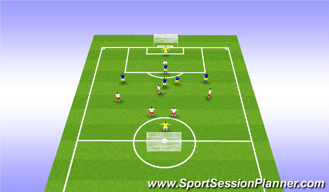 Football/Soccer Session Plan Drill (Colour): Game
