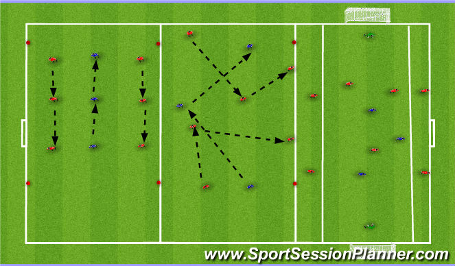 Football/Soccer Session Plan Drill (Colour): Screen 1