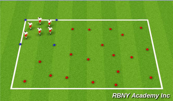 Football/Soccer Session Plan Drill (Colour): Bring the Animal Home