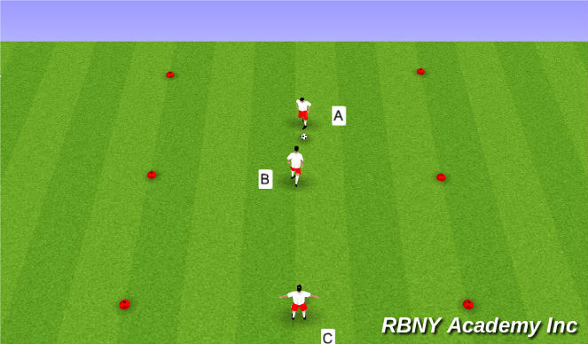 Football/Soccer Session Plan Drill (Colour): 1v1 Opposed