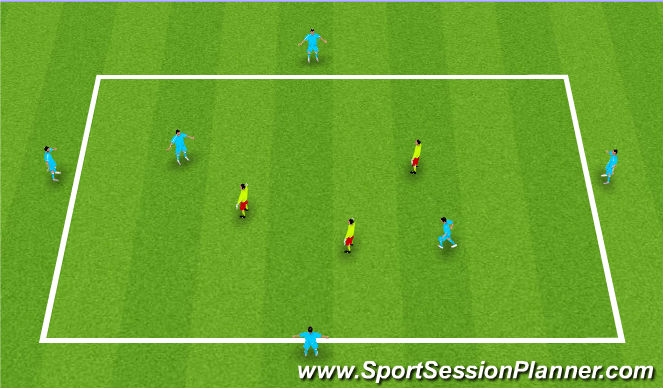 Football/Soccer Session Plan Drill (Colour): Screen 2
