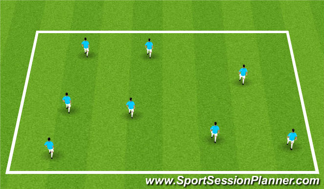 Football/Soccer Session Plan Drill (Colour): Ball Mastery
