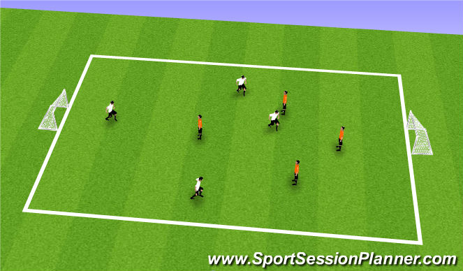 Football/Soccer Session Plan Drill (Colour): Screen 4