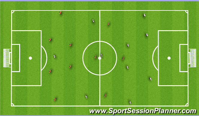 Football/Soccer Session Plan Drill (Colour): Screen 3