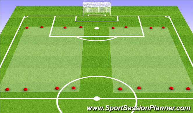 Football/Soccer Session Plan Drill (Colour): Welcome Game