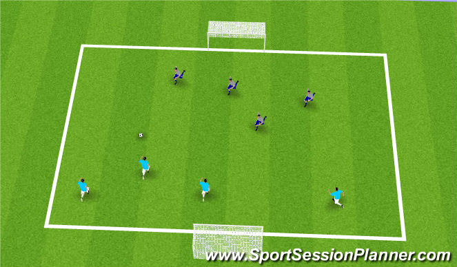 Football/Soccer Session Plan Drill (Colour): Screen 5
