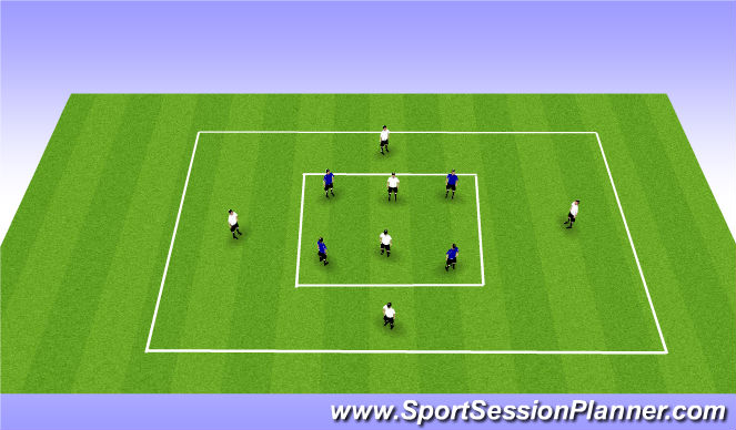 Football/Soccer Session Plan Drill (Colour): Screen 1