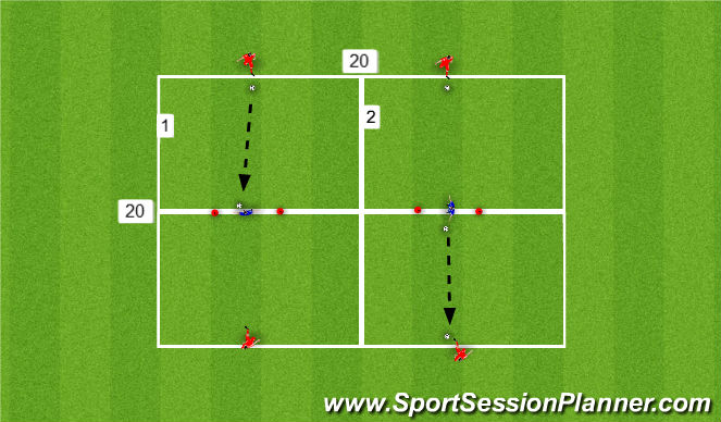 Football/Soccer Session Plan Drill (Colour): Screen 1