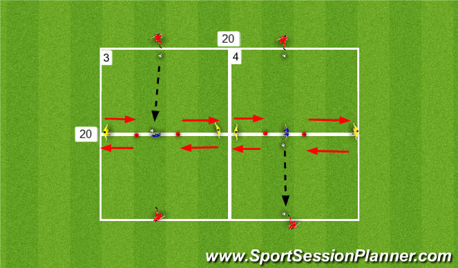 Football/Soccer Session Plan Drill (Colour): Screen 2