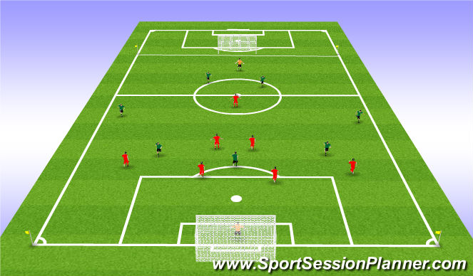 Football/Soccer Session Plan Drill (Colour): Game