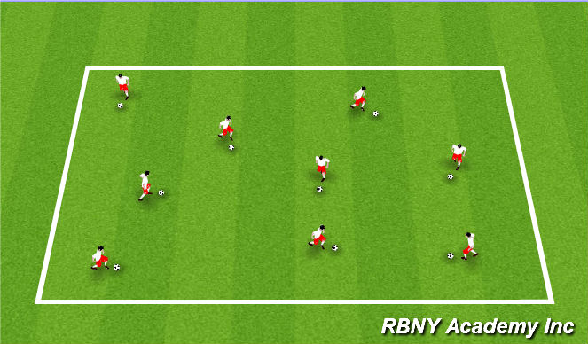 Football/Soccer Session Plan Drill (Colour): Superhero Body Parts