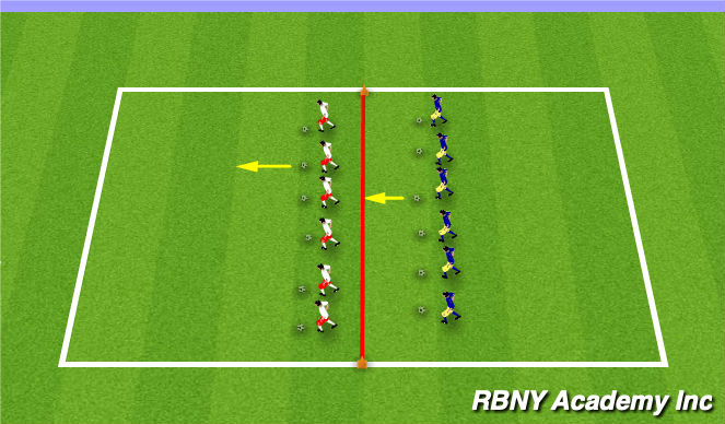 Football/Soccer Session Plan Drill (Colour): Main Theme