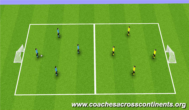 Football/Soccer Session Plan Drill (Colour): Game