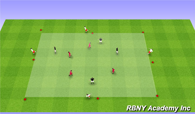 Football/Soccer Session Plan Drill (Colour): Intro