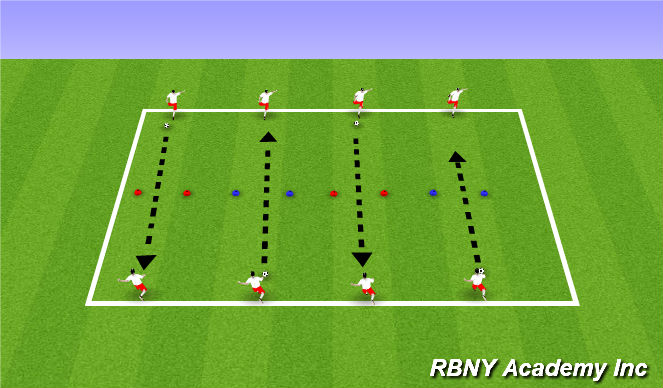Football/Soccer Session Plan Drill (Colour): Shooting Partners