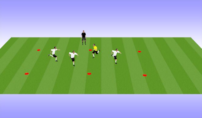Football/Soccer Session Plan Drill (Colour): Tiger Tales