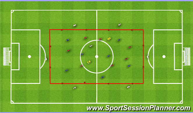 Football/Soccer Session Plan Drill (Colour): Screen 1