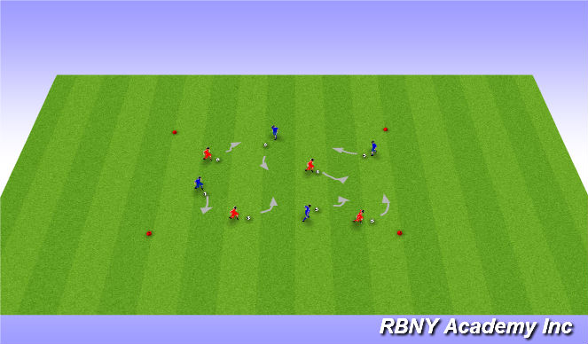 Football/Soccer Session Plan Drill (Colour): Screen 1