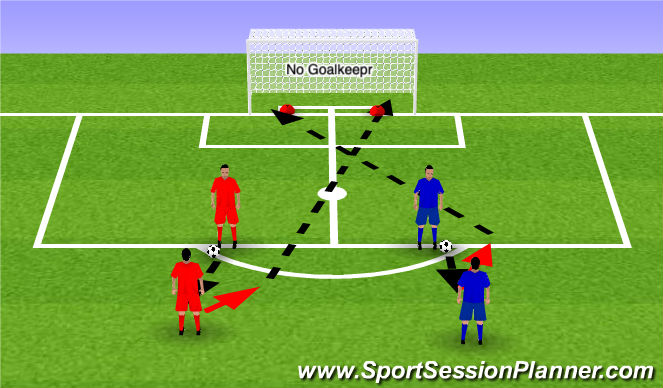 Football/Soccer Session Plan Drill (Colour): Screen 1