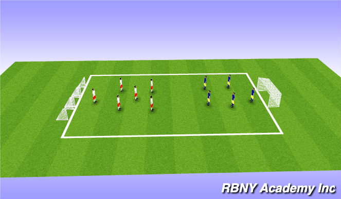 Football/Soccer Session Plan Drill (Colour): Game