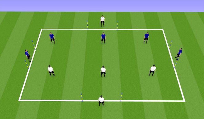 Football/Soccer Session Plan Drill (Colour): Screen 1