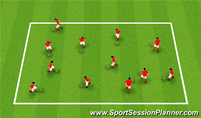 Football/Soccer Session Plan Drill (Colour): MT