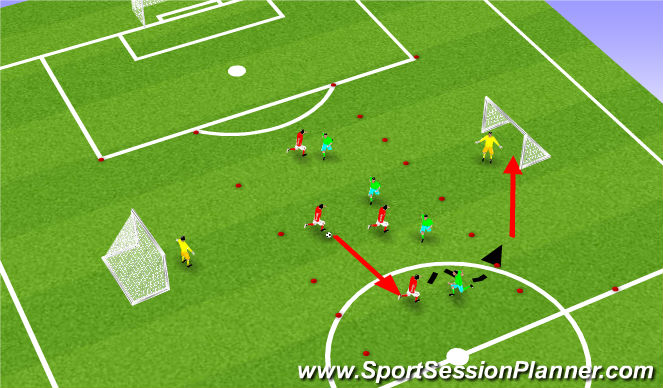 Football/Soccer Session Plan Drill (Colour): Match Final (Global)