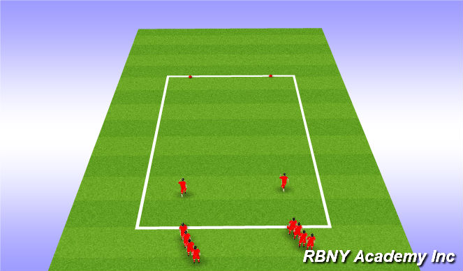 Football/Soccer Session Plan Drill (Colour): SAQ