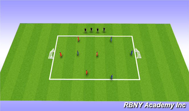 Football/Soccer Session Plan Drill (Colour): Game
