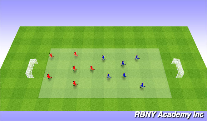 Football/Soccer Session Plan Drill (Colour): Game