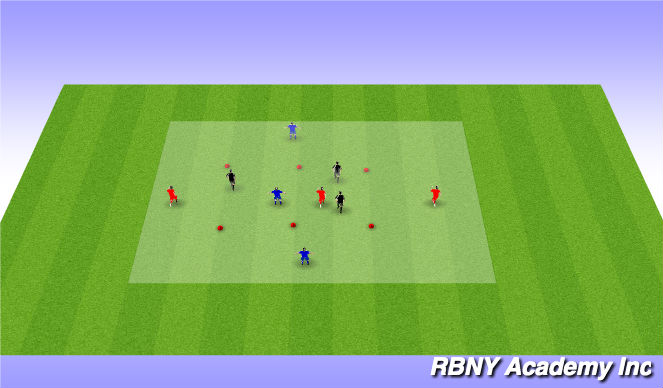 Football/Soccer Session Plan Drill (Colour): Screen 1