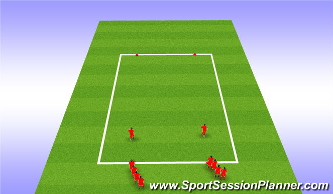 Football/Soccer Session Plan Drill (Colour): SAQ