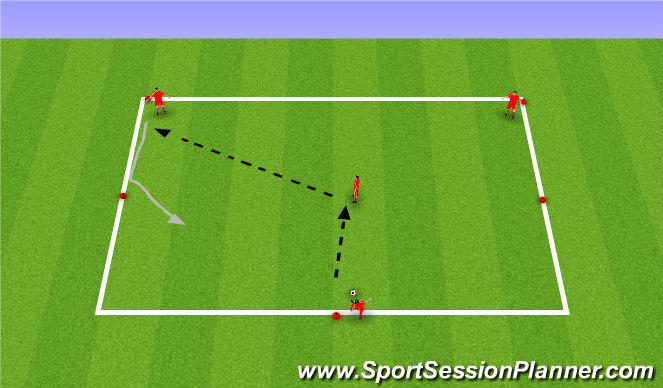 Football/Soccer Session Plan Drill (Colour): Ball mastery