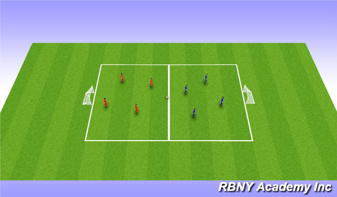 Football/Soccer Session Plan Drill (Colour): Game