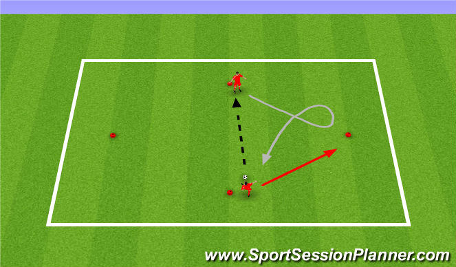 Football/Soccer Session Plan Drill (Colour): Ball mastery