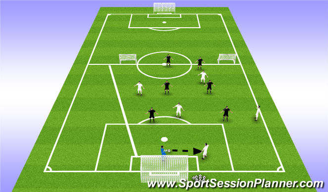 Football/Soccer Session Plan Drill (Colour): Main Theme