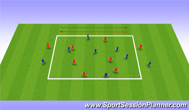 Football/Soccer Session Plan Drill (Colour): Part 3