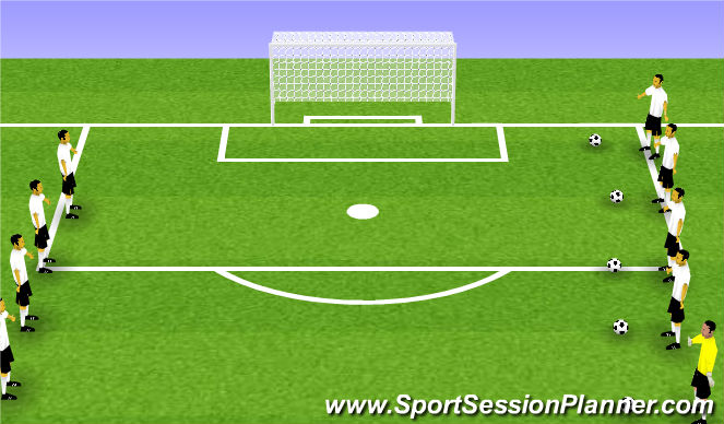 Football/Soccer Session Plan Drill (Colour): CALENTAMIENTO