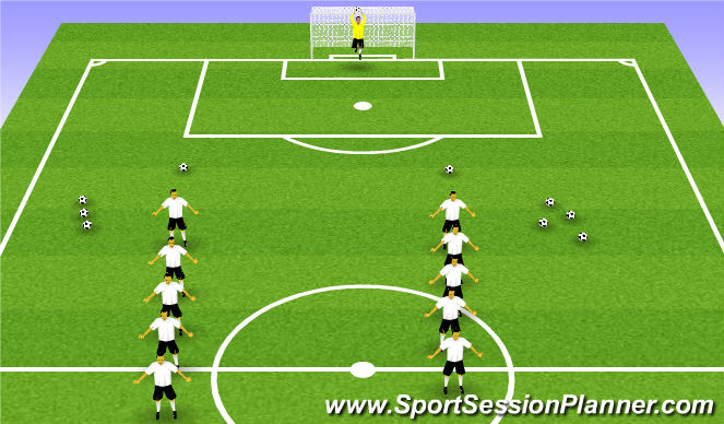 Football/Soccer Session Plan Drill (Colour): V REACCION