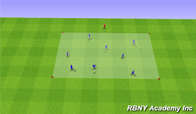 Football/Soccer Session Plan Drill (Colour): Juggling