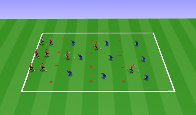 Football/Soccer Session Plan Drill (Colour): Activity III: Moves & Turns