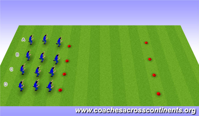 Football/Soccer Session Plan Drill (Colour): Screen 1