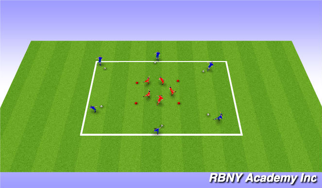 Football/Soccer Session Plan Drill (Colour): Main Theme1