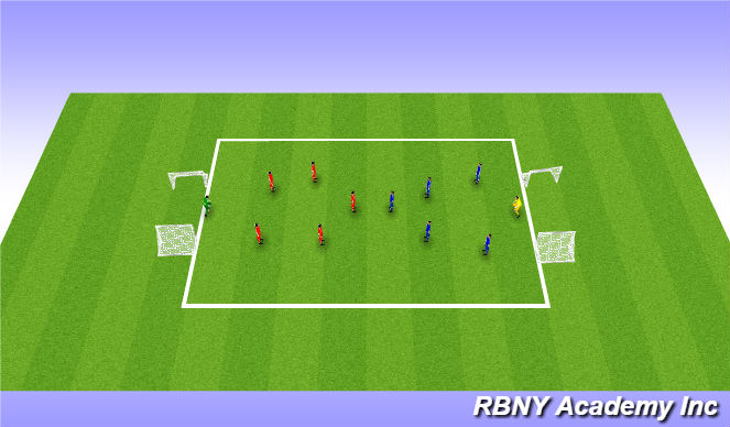 Football/Soccer Session Plan Drill (Colour): final game