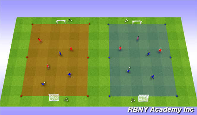 Football/Soccer Session Plan Drill (Colour): Match