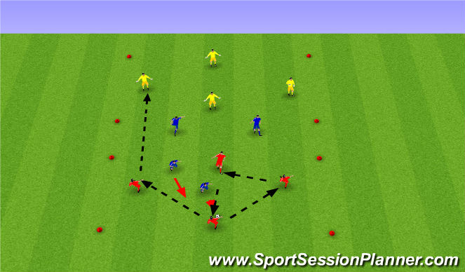 Football/Soccer Session Plan Drill (Colour): Screen 1