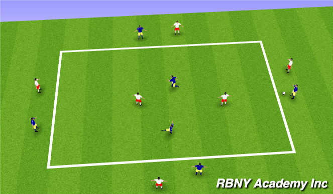 Football/Soccer Session Plan Drill (Colour): Screen 3