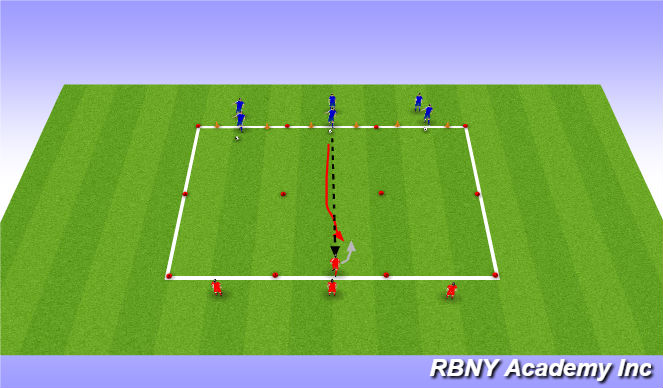 Football/Soccer Session Plan Drill (Colour): Main Theme