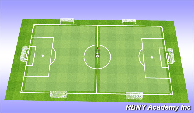 Football/Soccer Session Plan Drill (Colour): Free play