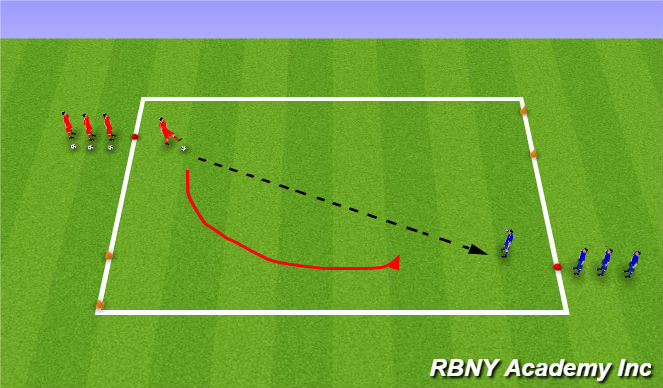 Football/Soccer Session Plan Drill (Colour): Main Theme
